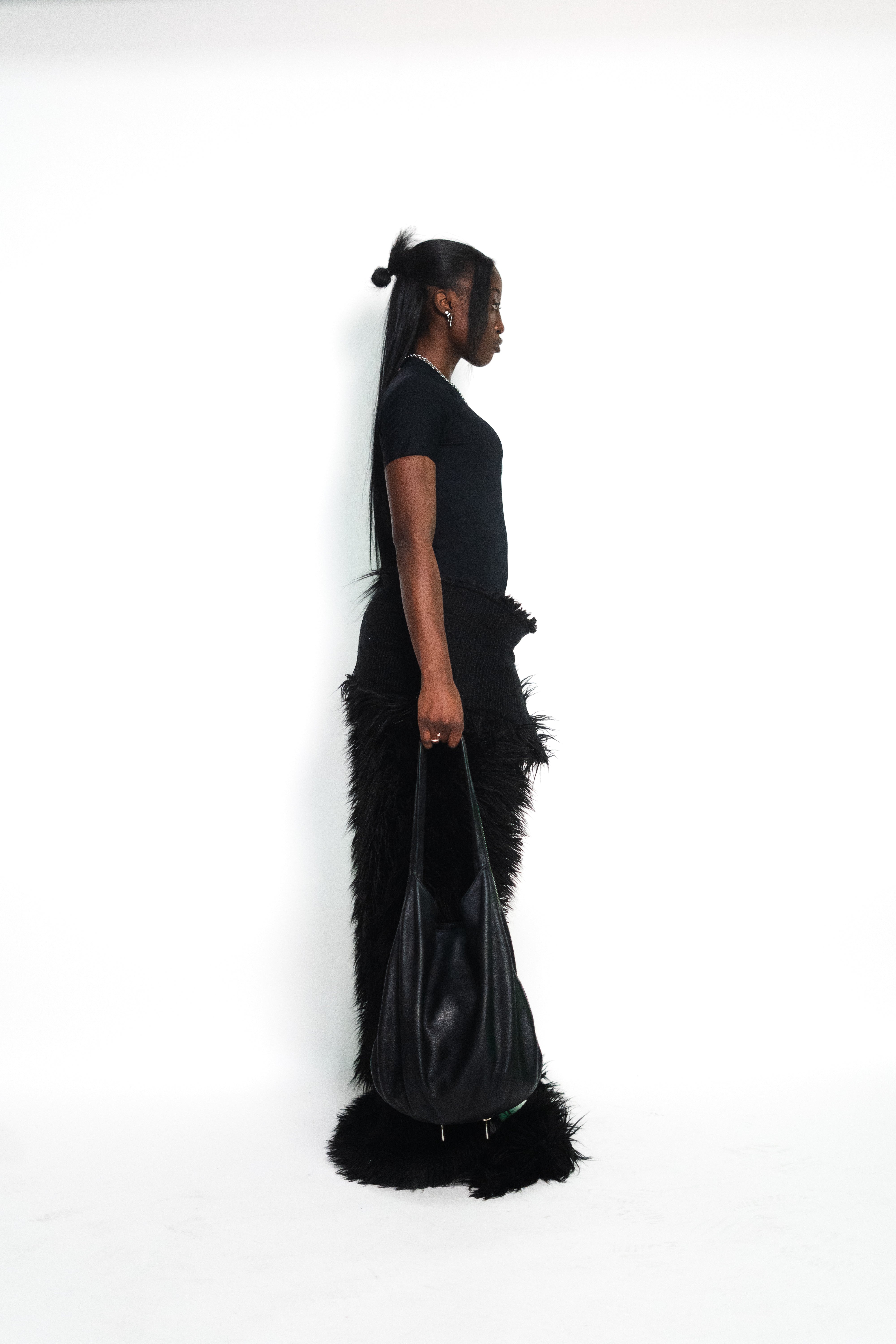 Bi-Modular Fur Skirt