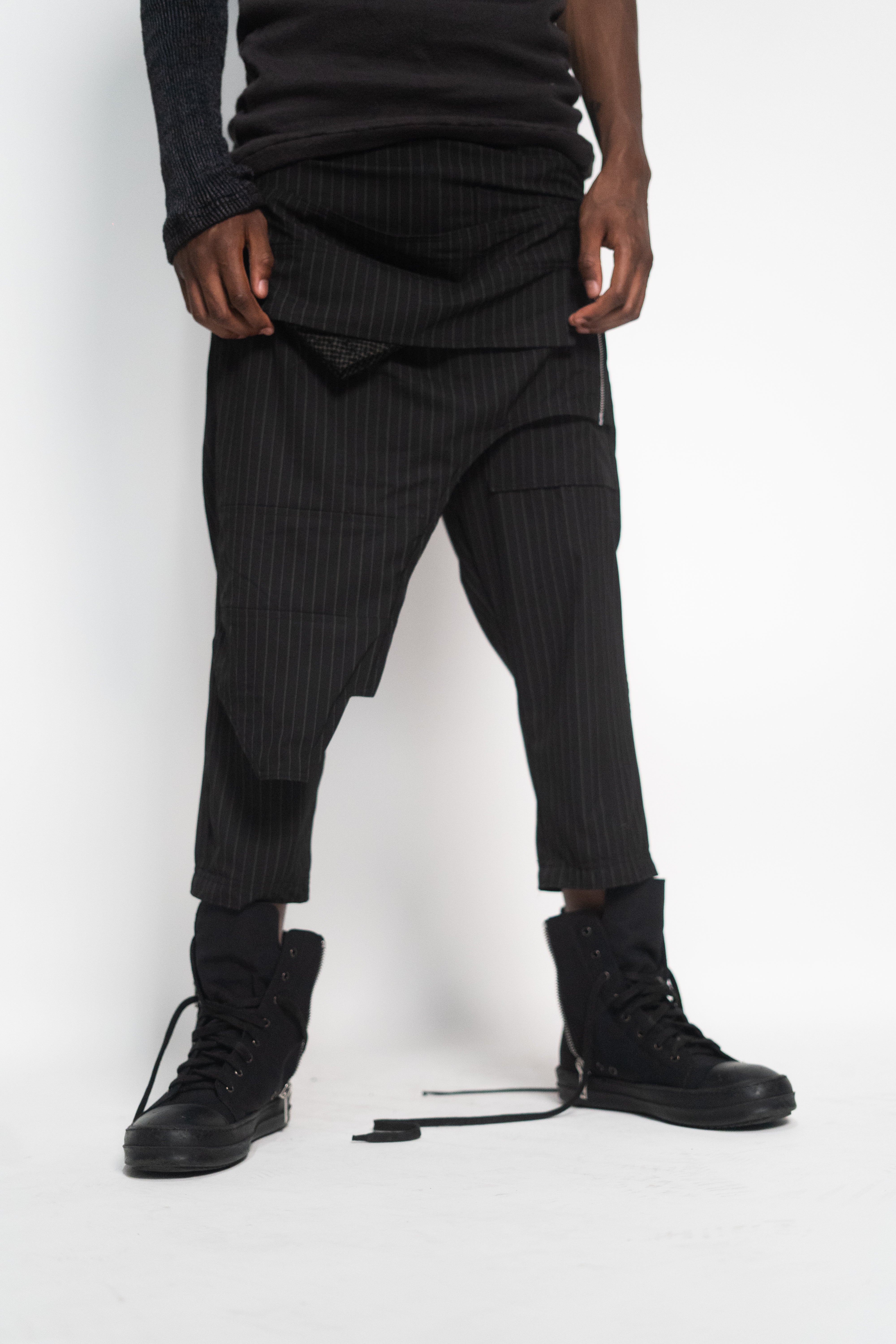 Pinstripe Dress Capris